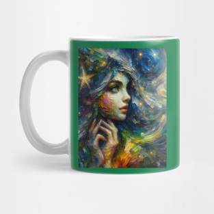 Irish Fairy at Starry Night Mug